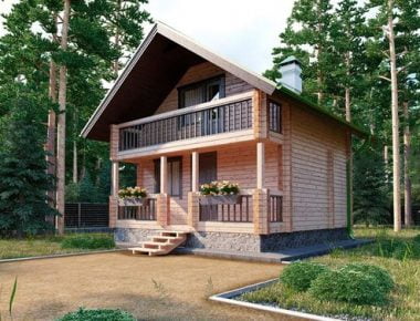 дома проживания бруса ключ