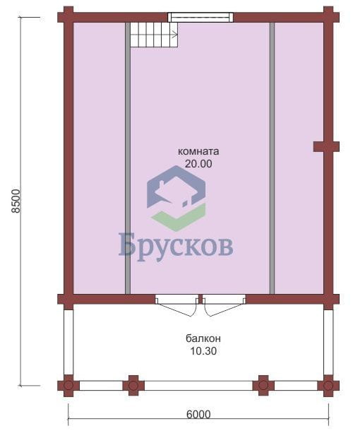 план 2 этажа