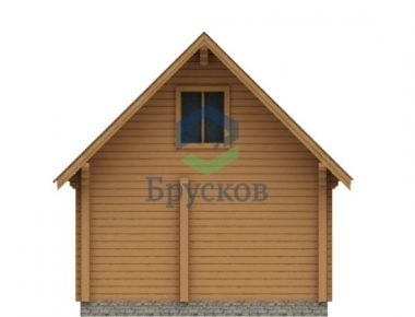 проект бани из бруса